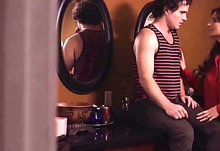 Horny busty old woman seduces son second period