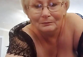 Granny FUcks Big black horseshit And Shows Off Her Tremendous Tits