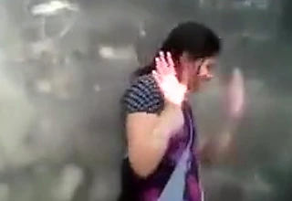 Bhabhi giving a kiss scene