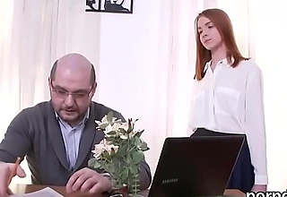 Fervid schoolgirl gets tempted and nailed away from her senior teacher