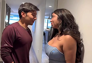 I disagree my Neighbor adjacent to the vanguard into my apartment while my parents are away and I fuck him adjacent to the living room until he fills my pussy with cum! Verito Aguas
