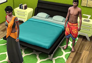 Indian hidden cam coupled with stepson having sex late at night - Desi coupled with stepson