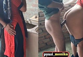 Big Tight ass fascinating indian live-in lover gets fucked overwrought her cuckold owner.indian milf live-in lover sex with her owner.